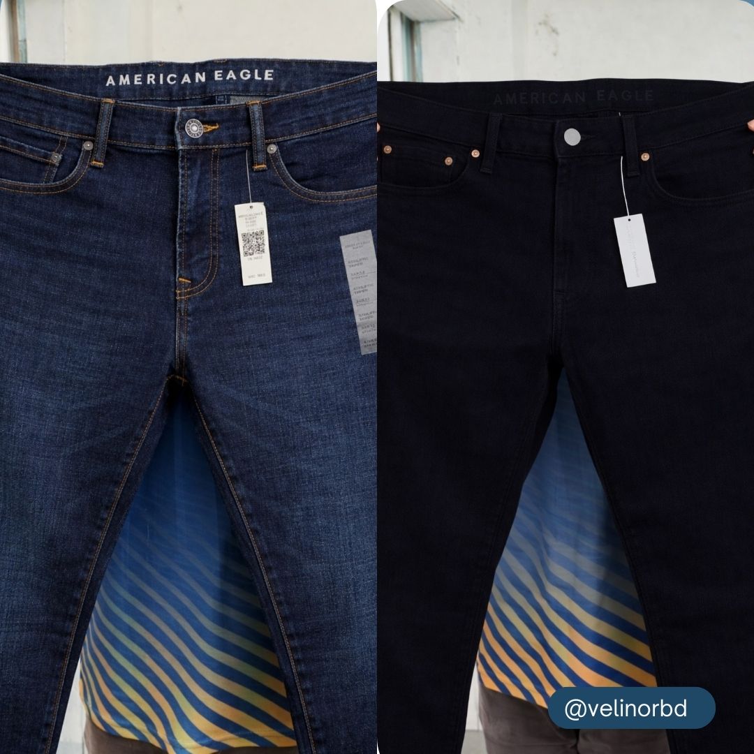 American Eagle Combo (Dark Blue+ Jet Black)-Cross denim