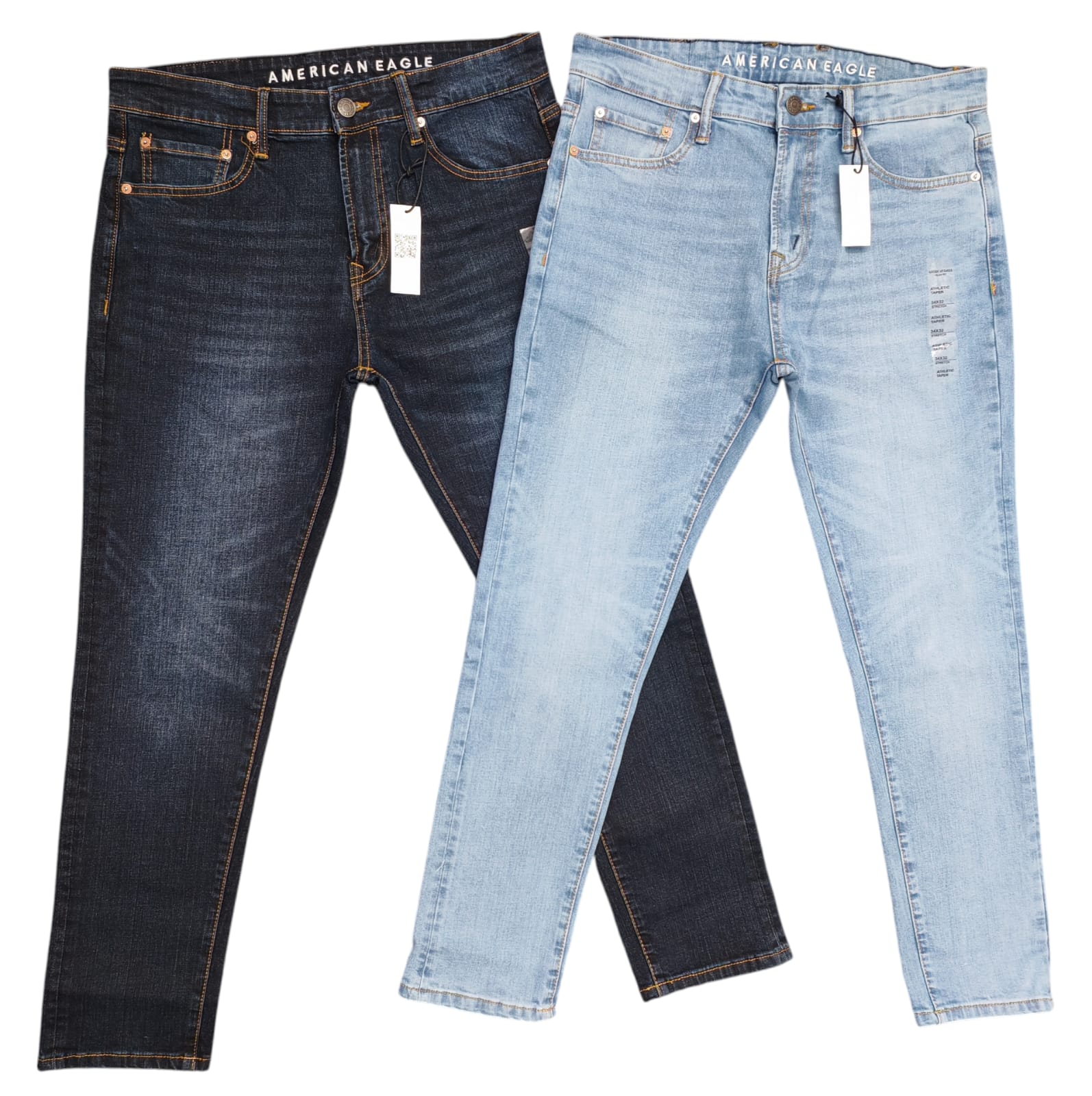 American Eagle Combo (Dark Blue+ Light)-Cross denim